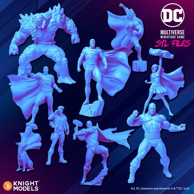 Superman World - Store pack (9 Miniatures - 20 Files)