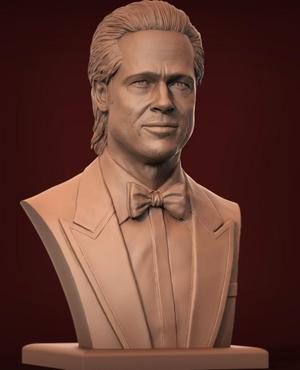 Brad Pitt 3D print model