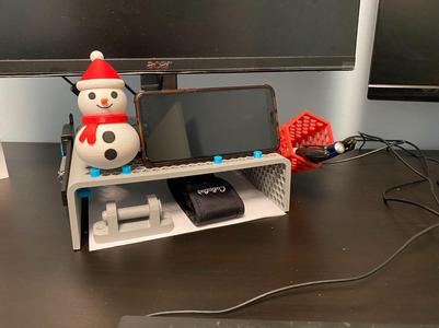 PC monitor stand/riser with pen holder