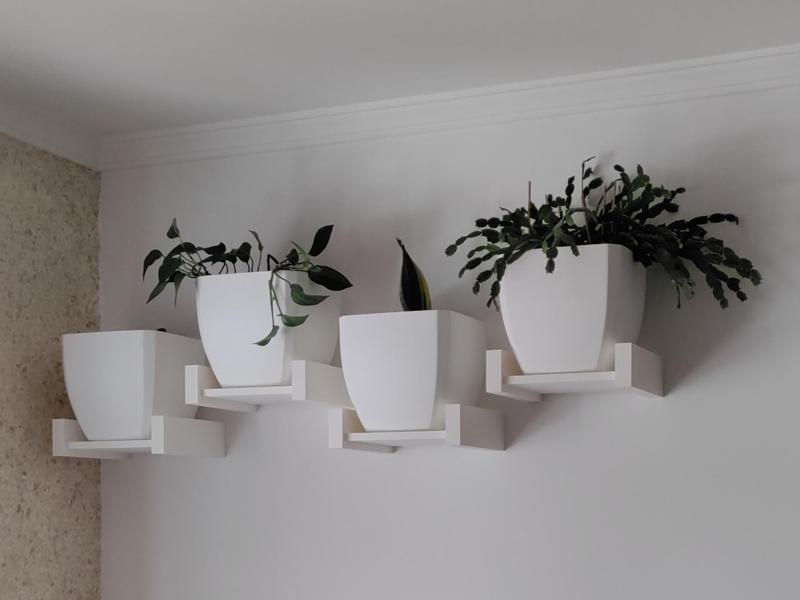 Hidden screws shelf