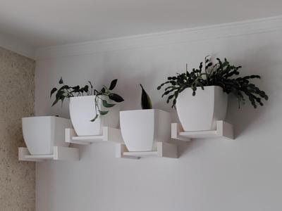 Hidden screws shelf