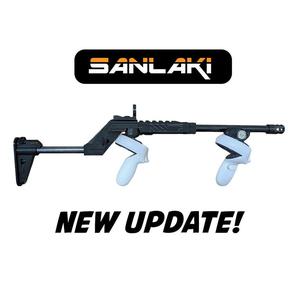 Magnetic VR Gunstock for Oculus Quest 1, Quest 2
