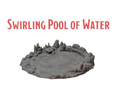 DnD Swirling Pool of Water Terrain Miniature