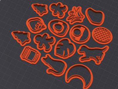 Polymer Clay Cutter Set - Random Edition for April