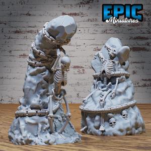 Abandoned Skeleton / Bone Swarm / Skelet City Item / Undead Beast Town Decoration / Evil Zombie Village Environment / Rotting Humanoid Kingdom / Skeleton Monster / Graveyard Encounter