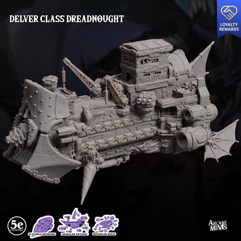 Airship - Delver Class Dreadnought
