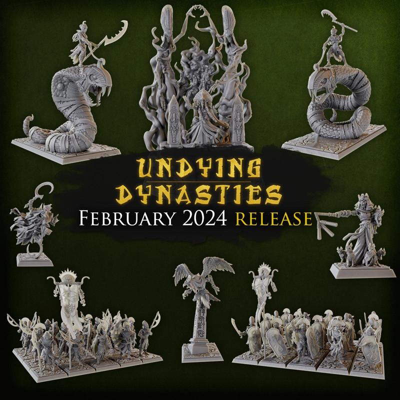 Titan Forge Miniatures - 2024 - February - Undying Dynasties vol2