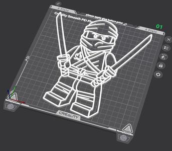 Ninjago Kai Wall Art