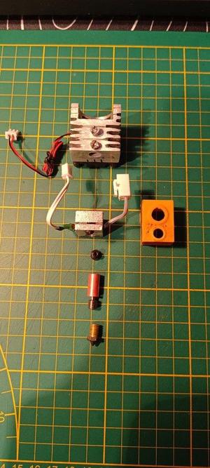 Artillery Hornet adapter for Sidewinder X1 Bimetal heatbreak