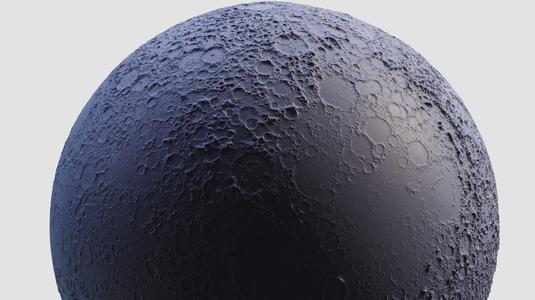 Printable moon - two insertable parts