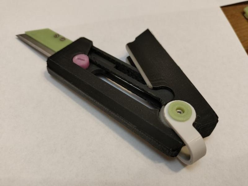 G-Shift  V1.2- utility gravity knife- Open source! 