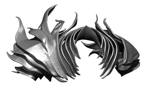 HEOLSTOR COSPLAY GORGET And Pauldrons STL Model Print Fan Art