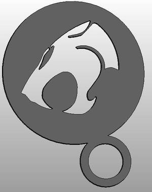 coffee Stencil - thundercats logo