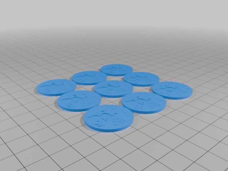Initiative marker coins - several varieties