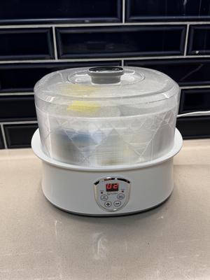 Yoghurt maker lid extender for Flora FL-YME-715