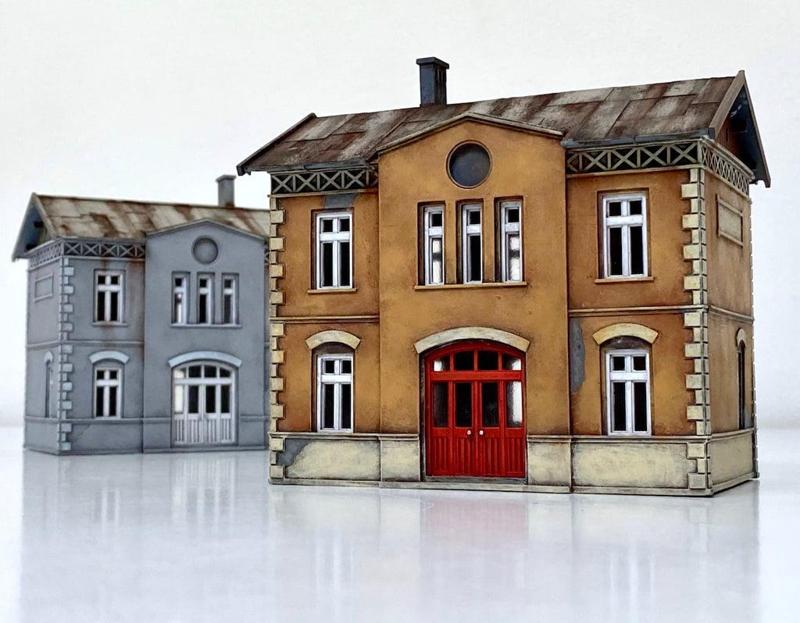Train Station in 1:87 (H0 scale)