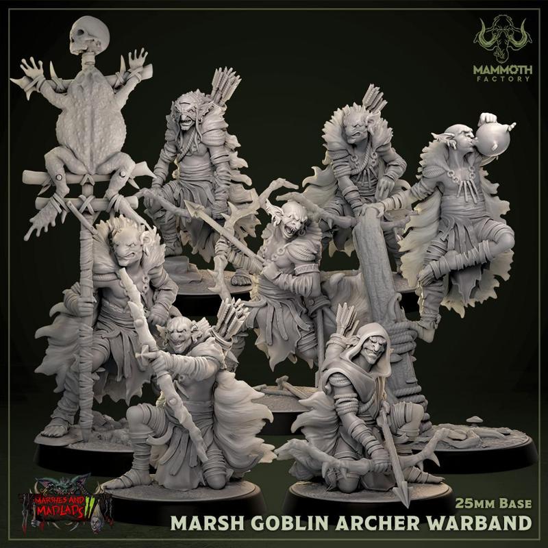 Marshgoblin Warband - Goblins (7 miniatures)