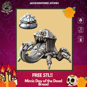 FREE STL!  Day of the Death Bread