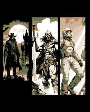 Each era has it's hero and protector - Set of Bookmarks