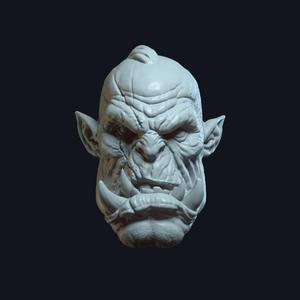 Orc V2 - Custom Action Figure Head