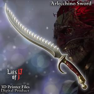 Arlecchino, the Blood Artist Cosplay Sword Lies of P