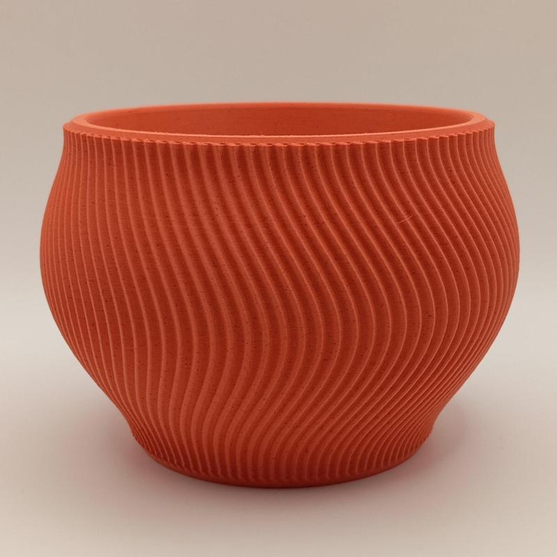 Cache-pot Spirale Organique
