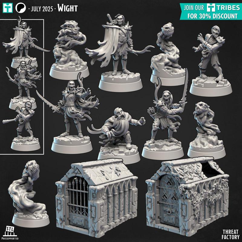 [July 2025 RELEASE] Wights, Zombies, Will-o'-Wisps & Mausoleums