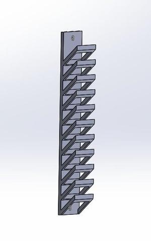 Wall Mounted DVD Holder