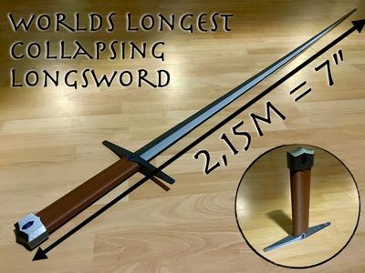 Mighty Sword - Worlds longest 2m collapsing sword