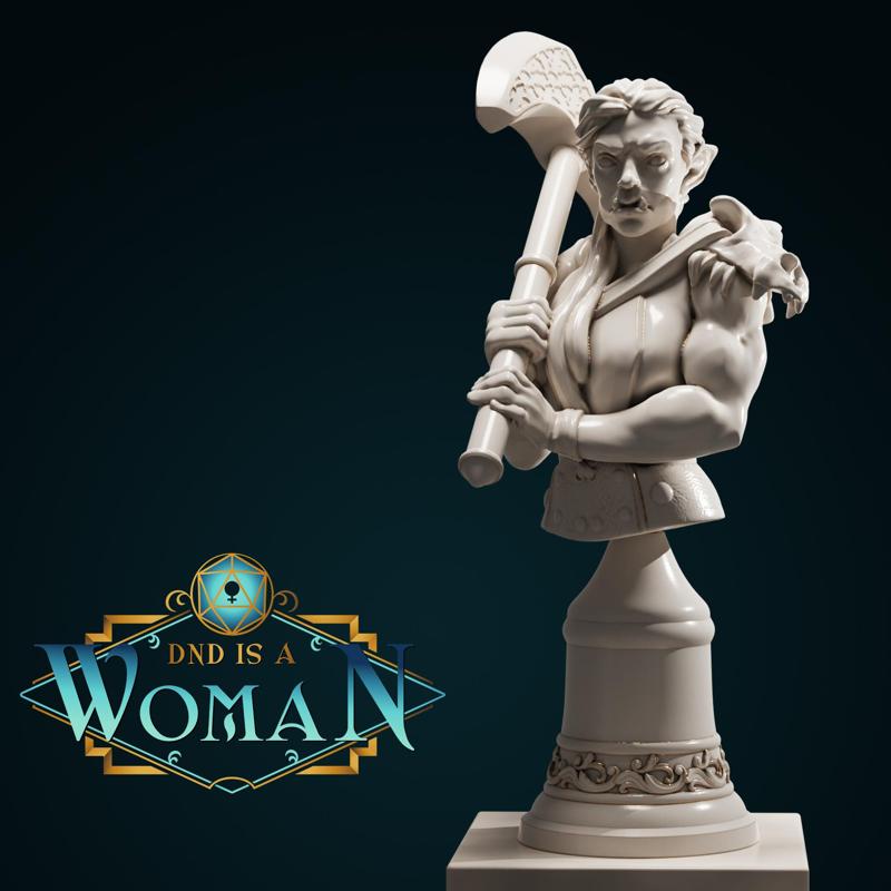 Half-Orc Fighter - Sanda - Bust