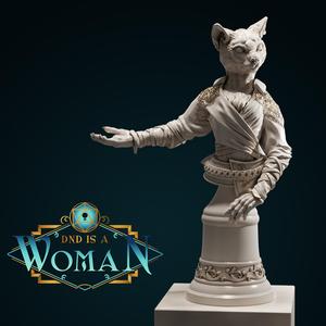 Tabaxi Monk - Amalya - Bust