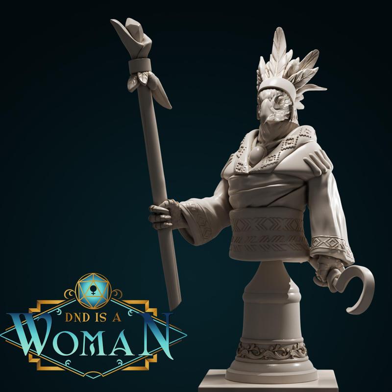 Aarakocra Druid - Criann - Bust