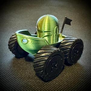 Mandalorian Benchy Buggy with Spinning Wheels   