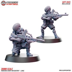 LMG - Indian SIkh Infantry ww2