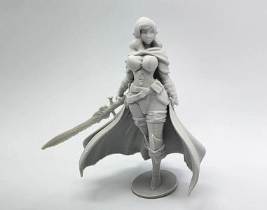 Female Elven Warrior Figurine   