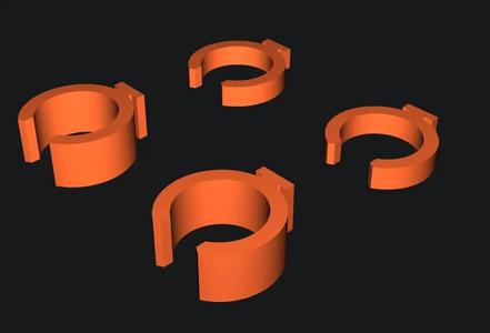 LDRC Shock Preload Spacers - Fits WLToys Shocks   