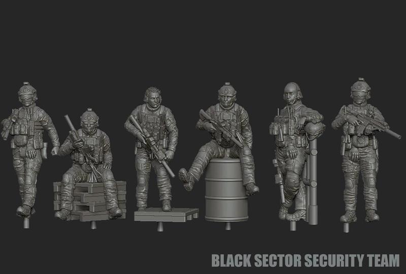 GUNSLINGER: Black Sector GIG 'Security Team'