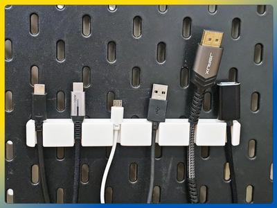 IKEA Skadis Cable Holder (4/5/6 Slots)