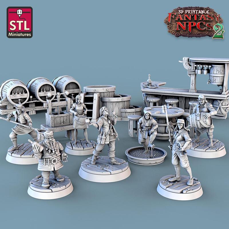 Fantasy NPCs 2 - Winemakers Set
