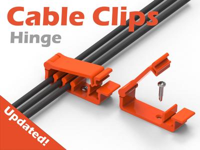 Cable Clips Collection - Hinge - ( Parametric )