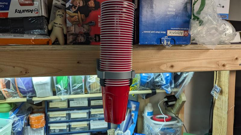 Red Solo Cup Dispenser