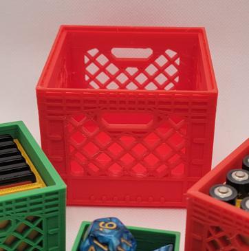 Mini Milk Crate Storage Box - 3in