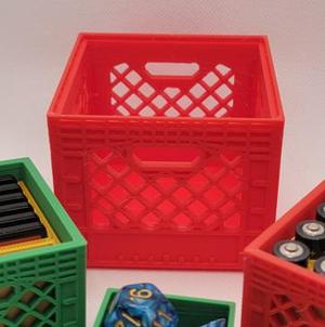 Mini Milk Crate Storage Box - 3in