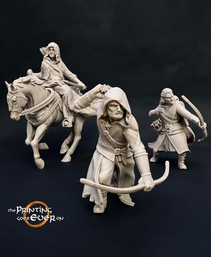 Rangers with Bows - On Foot and Mounted