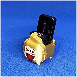 Poop Monkey square box-storage box and sticky note
