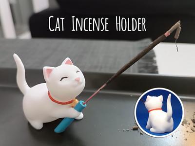 Cat Incense Holder 招き猫