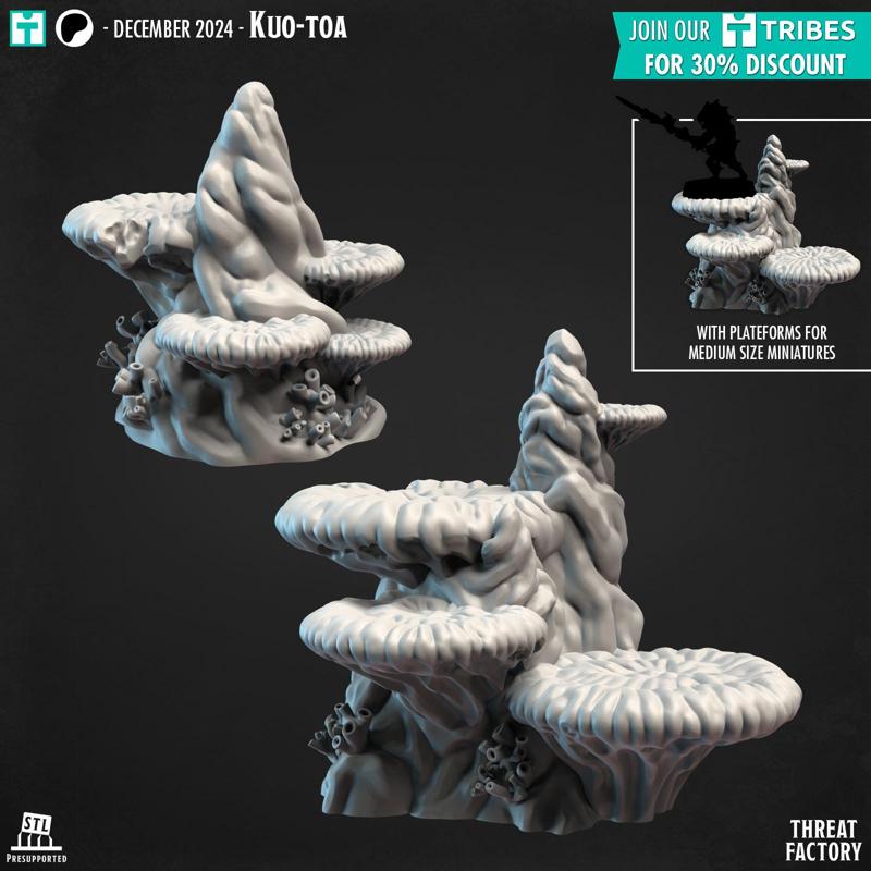 Stalagmite & mushroom terrains