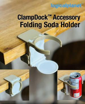 ClampDock Accessory - Folding Soda (Drink) Holder