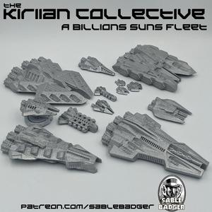 A Billion Suns - The Kiriian Collective Fleet of Spaceships