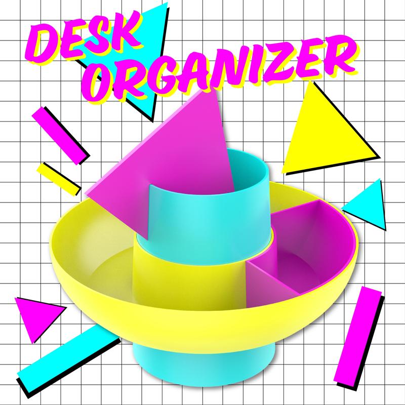 90's Inspired Desk Organizer